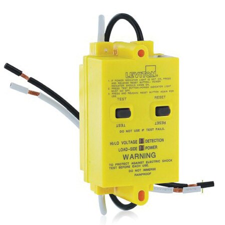 Leviton CIRCUIT INTERRUPTOR PANEL MOUNT GFCI 46596-Y